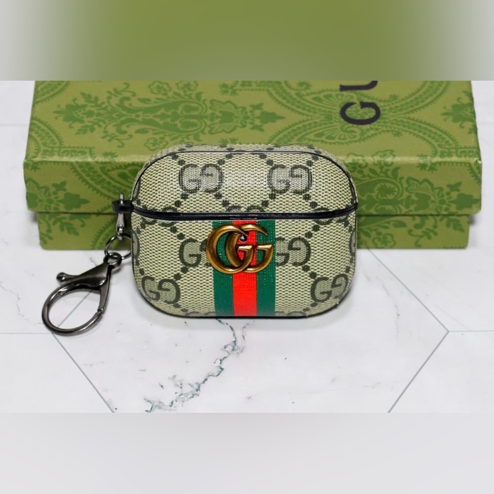 DESIGNER AIRPOD PRO GENERATION 3 PROTECTIVE CASE W/KEYRING